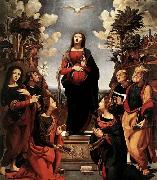 Piero di Cosimo Immaculate Conception with Saints Spain oil painting artist